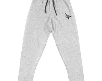 Plucky Honker Wild Goose Embroidered Joggers | Unisex Casual Pants for Comfort & Style
