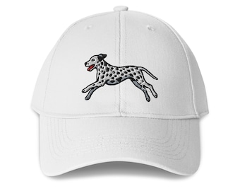 Dalmation  Embroidered Structured 6-Panel Adjustable Baseball Cap