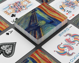 Edvard Munch the Scream Art Reproduction Poker Playing Cards