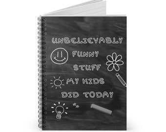 Funny Teacher Journal, Spiral Notebook - Ruled Line, Perfect Teacher Gift, Classroom Supplies, Back to School Essentials