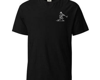 Baseball Batter Embroidered Unisex adult garment-dyed heavyweight t-shirt