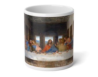 The Last Supper Art Reproduction Jumbo Mug, Coffee Cup, 20oz