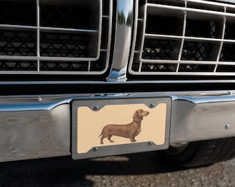 Dachshund Dog Vanity license plate