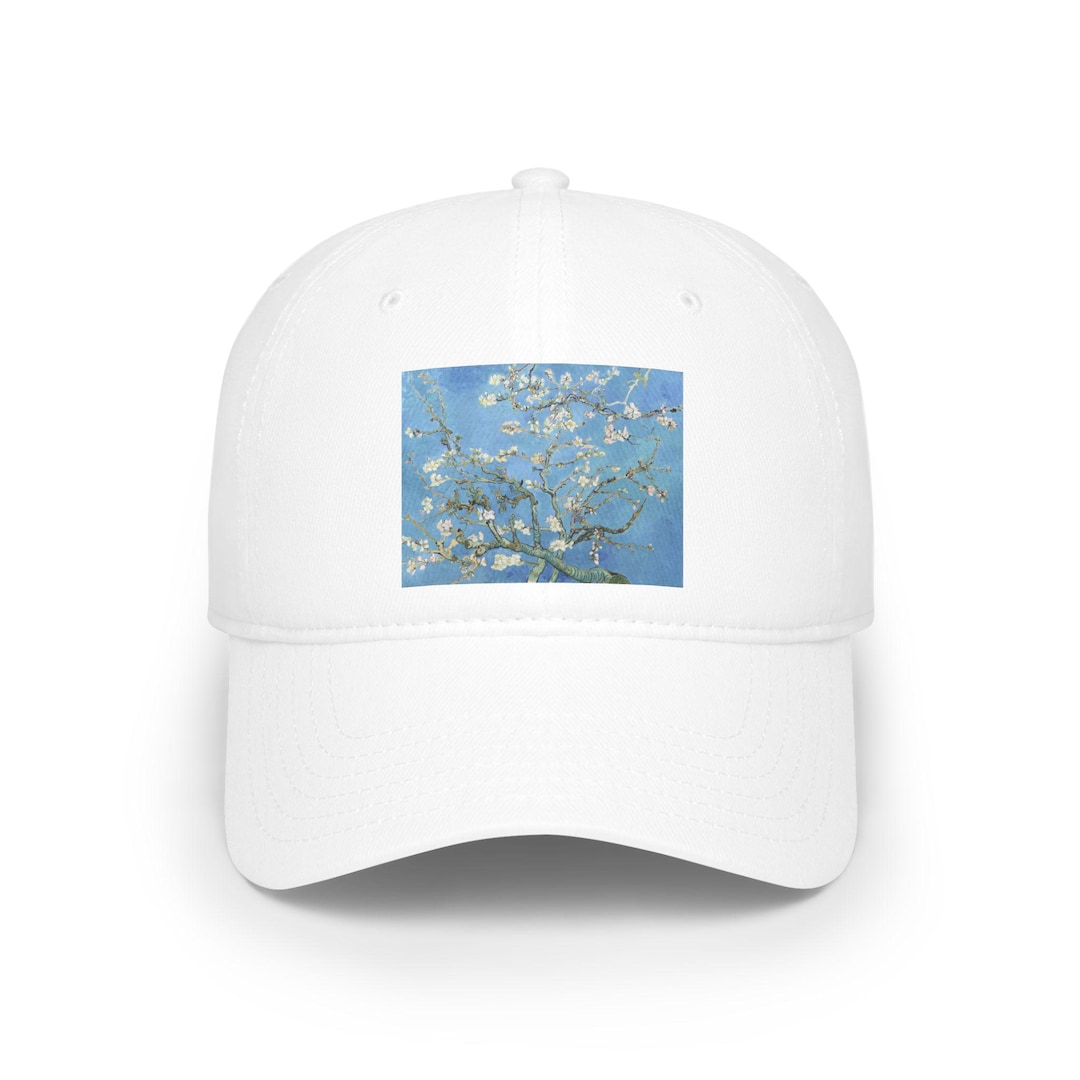 Van Gogh Almond Blossoms Cap: Art Lover Floral Baseball Hat  display picture 3