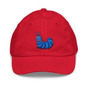 Alice's Caterpillar Youth baseball cap Ages 5 and up