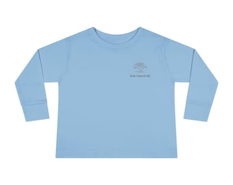 Oak Island NC Toddler Long Sleeve Tee