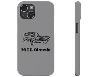 1966 Classic Stang Slim Phone Cases for iPhone 7-16