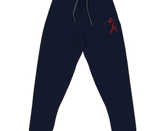 Lady Golfer Embroidered Unisex Joggers - Sporty Golf Pants for Women & Men, Comfortable Activewear for Golf Lovers