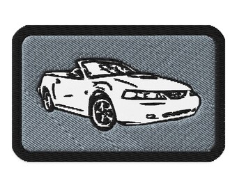 2004 Dream Car Embroidered Patches | Vintage Car Patches for Jackets, Bags & DIY Projects | Unique Collectible Accessories
