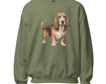 Basset Hound Unisex Sweatshirt