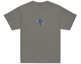 Hot Air Balloon Embroidered Youth classic tee