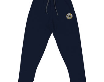 Unisex Joggers Embroidered Time Warp Dinosaur Sweatpants