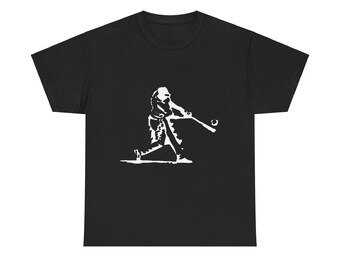 Batter Up Baseball Unisex Adult Heavy Cotton Tee