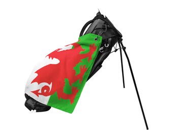 Welsh Dragon Golf Towel 2