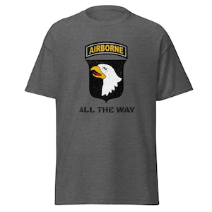 101ST Airbene Unisex Classic T-Shirt - Militärhemd, veteran Geschenk, Armee Airlane Bekleidung, bequemes, lässiges Oberteil
