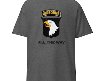 101ST Airborne Unisex Classic Tee - Military Shirt, Veteran Gift, Army Airborne Apparel, Comfortable Casual Top