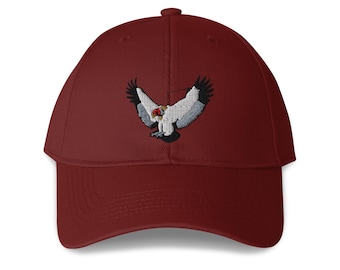 King Vulture Embroidered Structured 6-Panel Adjustable Baseball Cap