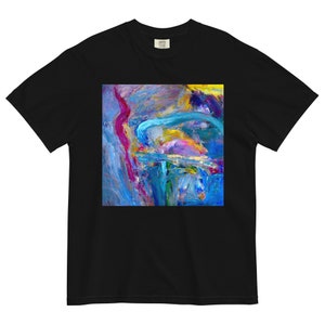 Unisex garment-dyed heavyweight t-shirt Abstract 98