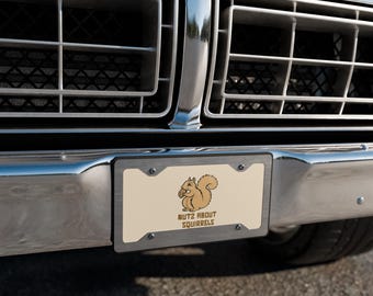 Nutz about Squirrels Vanity license plate