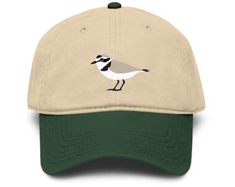 Snowy Plover Baseball Cap | Washed Cotton Shorebird Hat