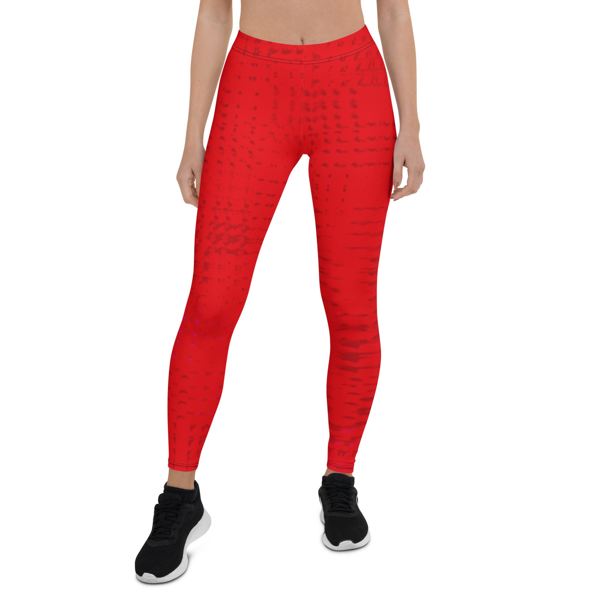 Leggings Bright Red Ladies Leggings by ...