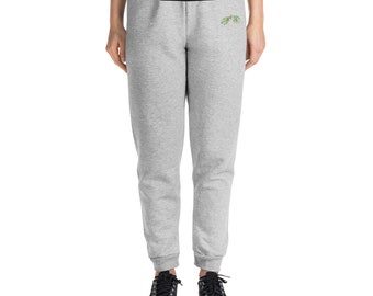 Oak Leaves and Acorn Embroidered Unisex Adult Joggers