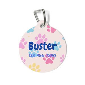 Customizable Pet ID Tag: Personalized Metal Dog Cat Tag