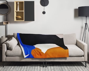 Blanket Silky Soft Minimalist Abstract Throw Blanket