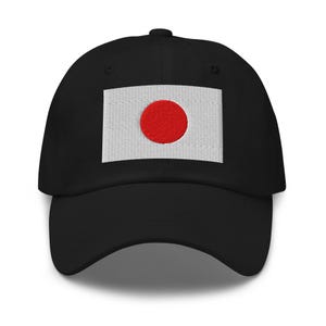 Hinomaru Japan Flag Hat Embroidered Cotton Baseball Cap Adjustable Unisex Streetwear