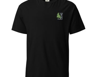 TShirt Embroidered Golfer Garment Dyed  Unisex T-shirt