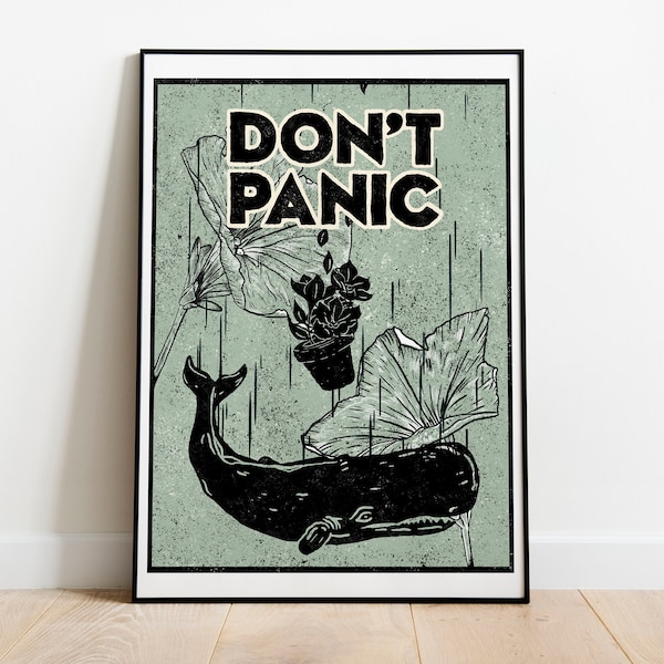 Douglas Adams Quote - Etsy