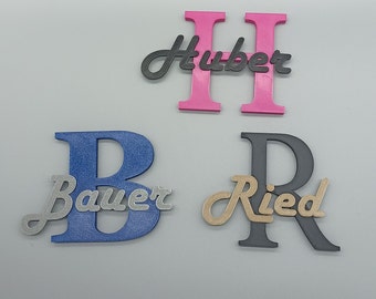 Individual door sign | name tag | gift | wall decoration | hobby room | rec room | 3D printing