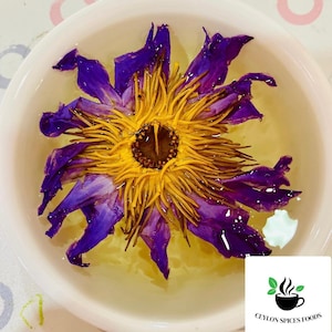 Blue lotus flower  2oz pack(56g), Blue lotus tea, Nymphaea Caerulea
