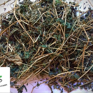 2 oz Cerasee leaves & Stems, Dried Momordica charantia leaves and stems for tea
