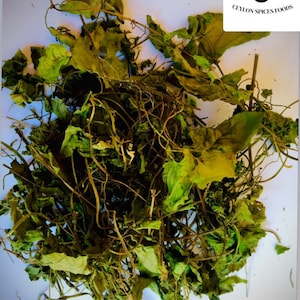 Feuilles de guaco séchées, Mikania cordifolia, produits artisanaux sauvages