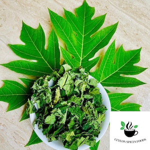 Dried Papaya Leaves Cut Leaves or Powder for Tea