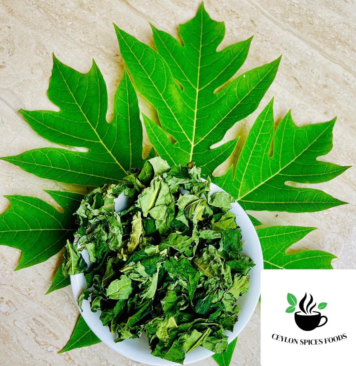 乾燥パパイヤの葉（カットした葉または粉末にしてお茶に） - Etsy 日本