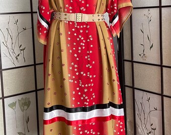 Metis T-Dress, Powwow Regalia, Aboriginal Wear, Handmade