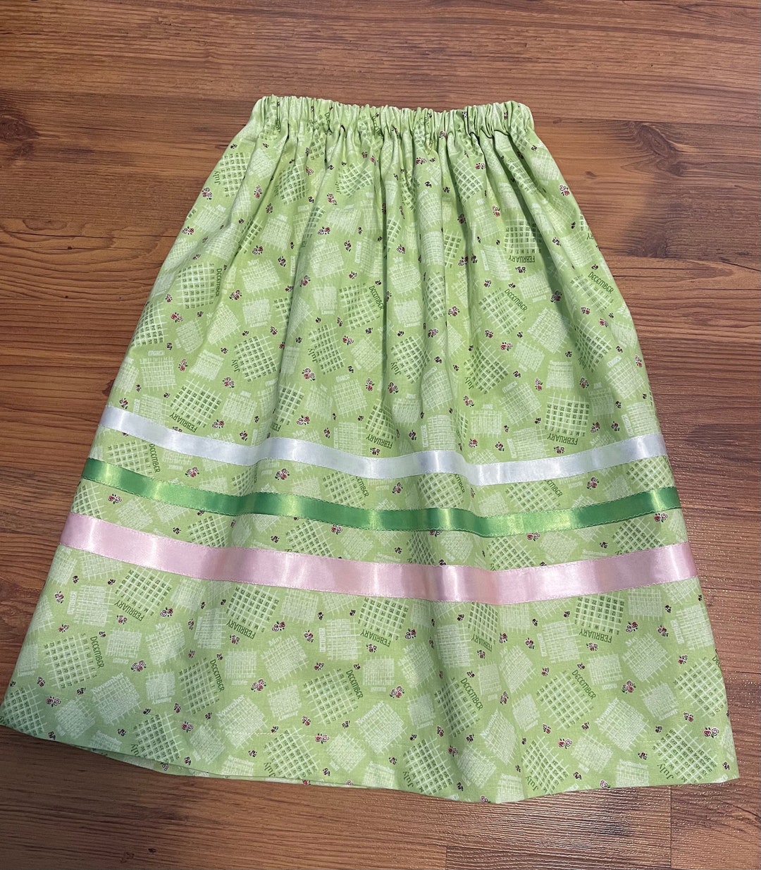 Girls Traditional Festive Metis Ribbon Skirt 100% Cotton With - Etsy Canada