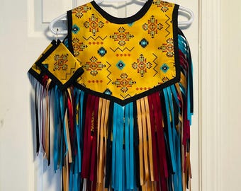 Boys' Fancy Dance Regalia: Handmade Powwow Outfit, Indigenous Design