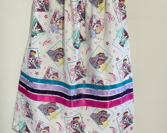 Girls' Metis Ribbon Skirt: Handmade Cotton Festive Skirt