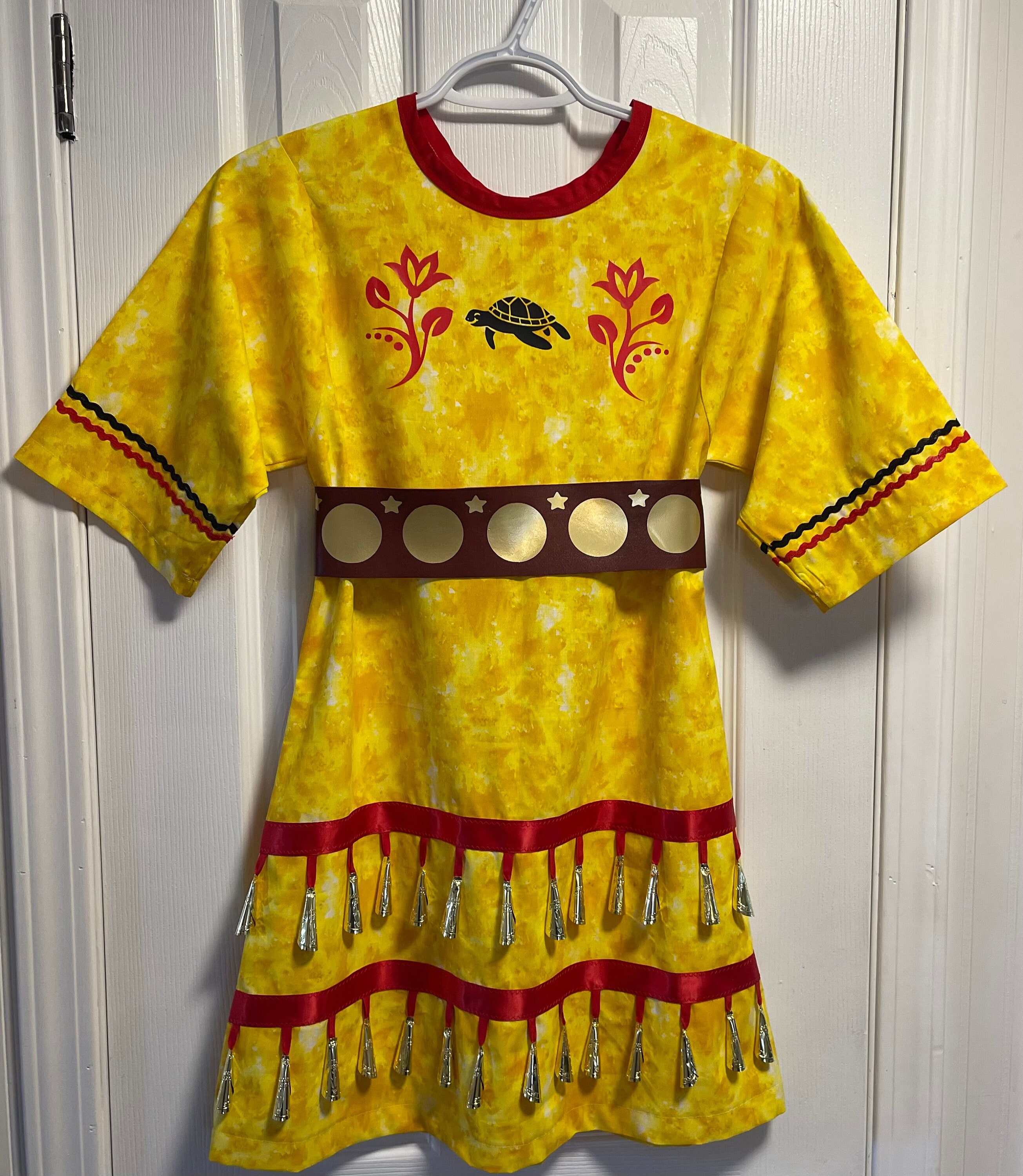 Girls Jingle Dress, 100 Cotton for That Special Girl. Handmade With Love. Etsy Canada