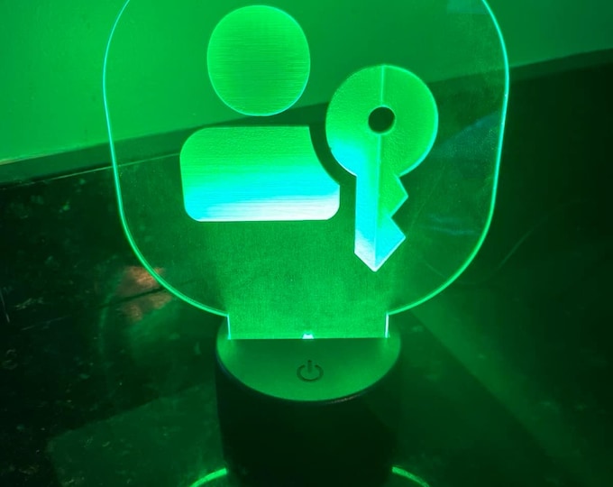 Custom 6" LED Acrylic Display