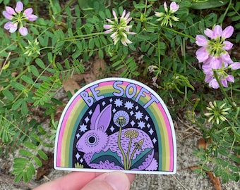Be Soft Rabbit Sticker