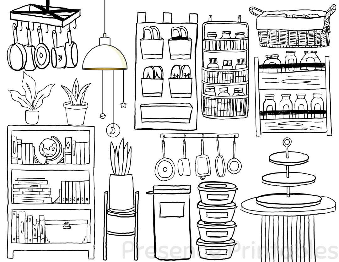 PRINTOUT Random Coloring Sheet - Etsy