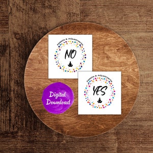 Cartes de consentement au yoga, professeurs de yoga, outils de yoga, cartes d'assistance et d'ajustement, autorisation, ajustement pratique, cartes oui ou non, Zen, méditation