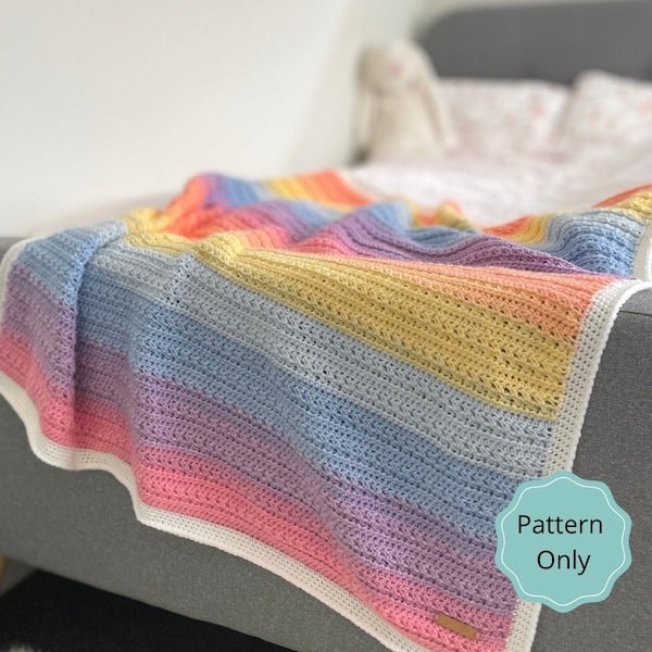 Breezy Blanket, PDF PATTERN ONLY, blanket pattern, lightweight blanket, crochet blanket pattern, pattern, easy blanket pattern