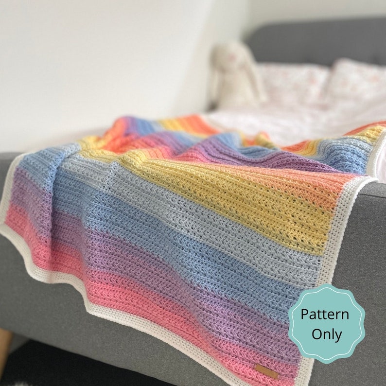 Breezy Blanket, PDF PATTERN ONLY, blanket pattern, lightweight blanket, crochet blanket pattern, pattern, easy blanket pattern image 1