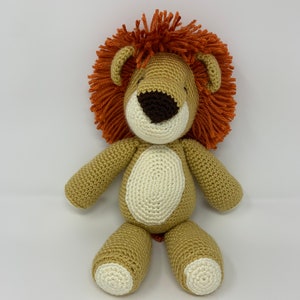 Leonard the Lion Plush Crochet Doll