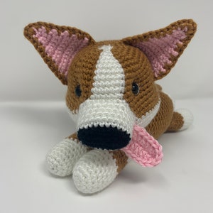 Cory the Corgi Dog Plush Crochet Doll